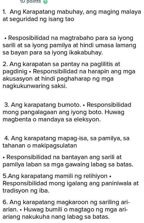 Karapatang sibil at pampolitika .